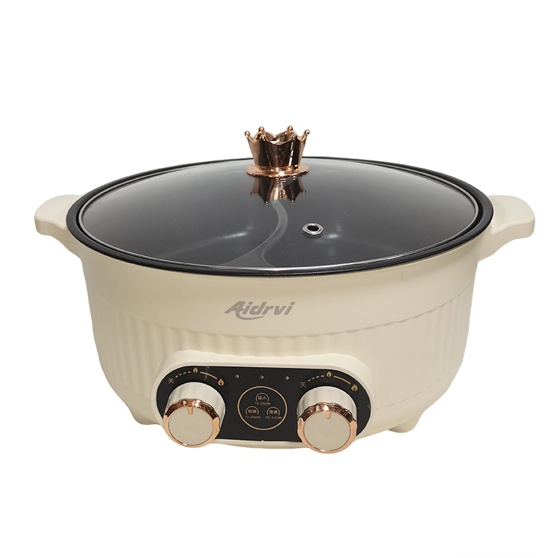艾得銳威Aidrvi-雙拼鴛鴦電火鍋ADR-2035