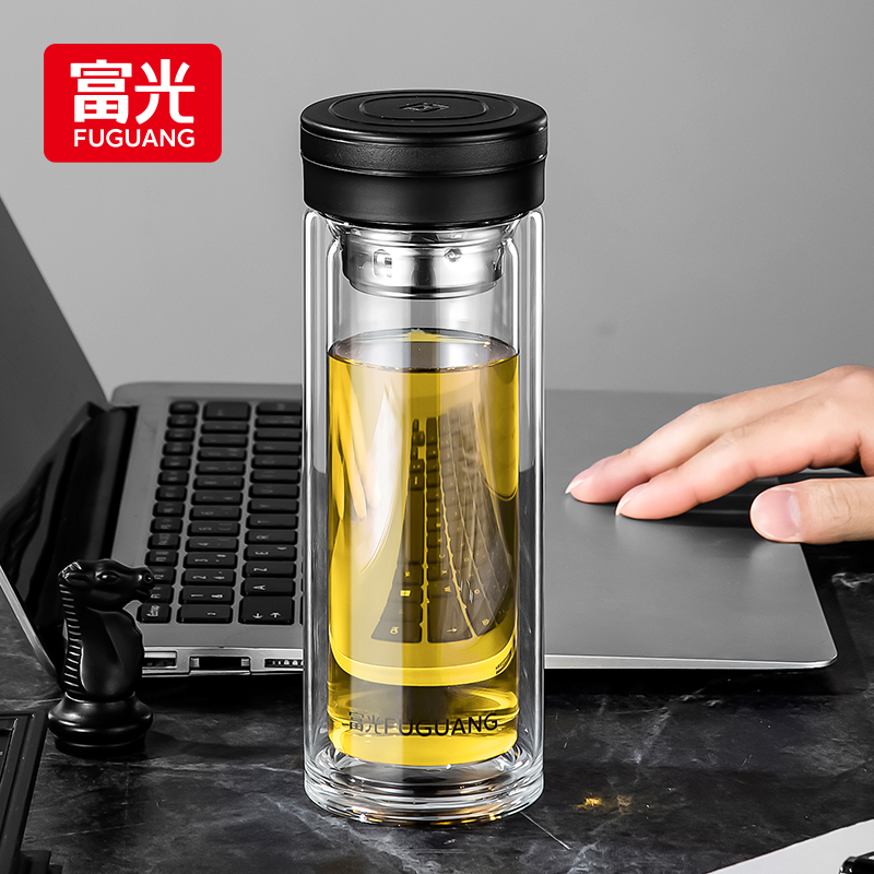 富光宣铭双层玻璃杯G2001-SH-320