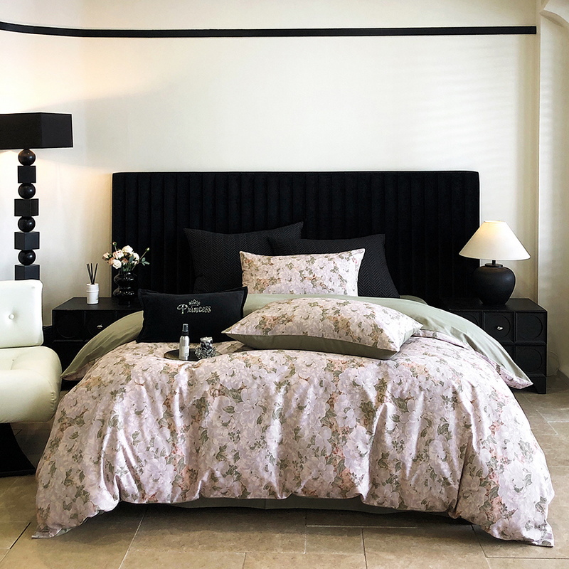 百丽安娜数码全棉磨毛四件套-臻