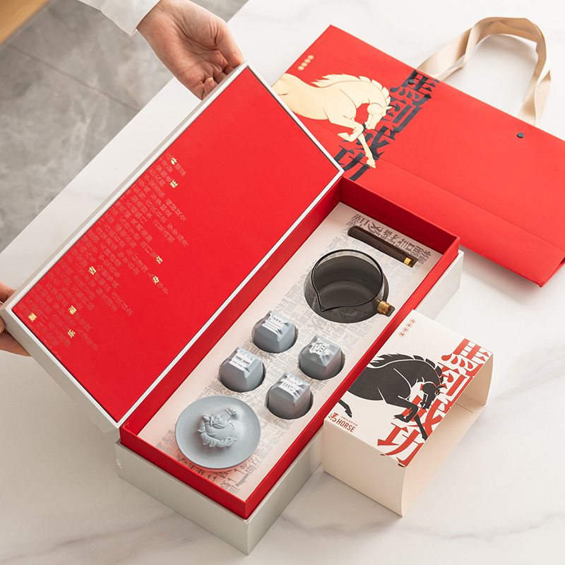 字器马到成功旺顺康宁茶具