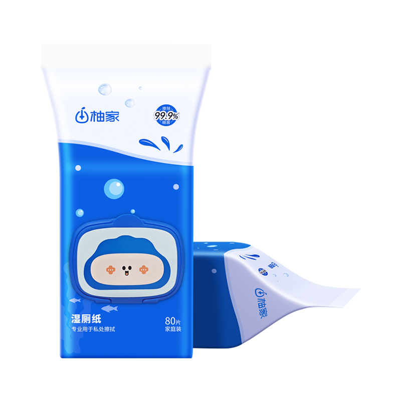 柚家濕巾（濕廁紙）3包裝524730-3