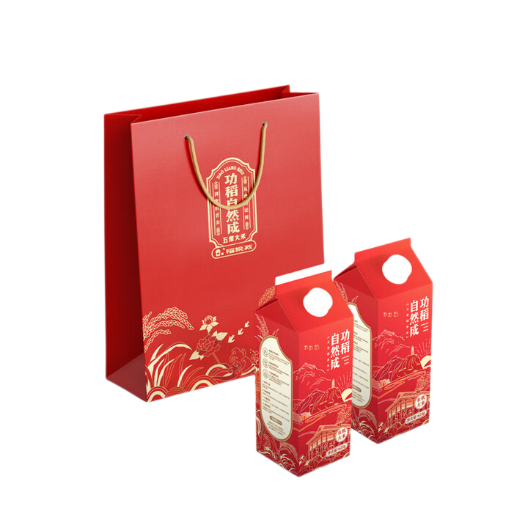 稻梁菽五常有机稻花香大米功稻自然成2.5斤