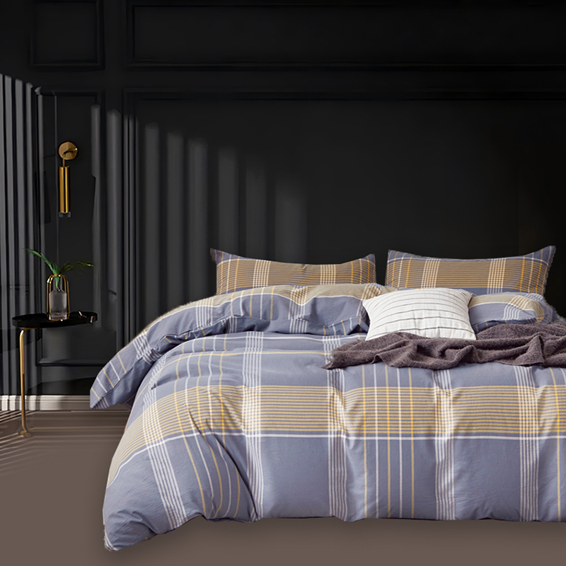 潔麗雅全棉色織水洗棉四件套JLY-T707