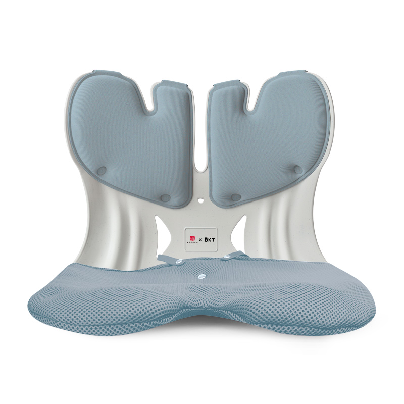 BKT人体工学护腰坐姿椅超大版海雾蓝（带坐套）