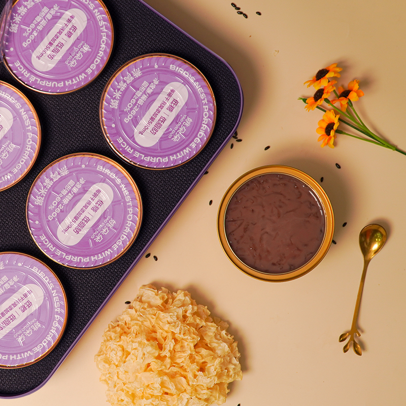 姚朵朵燕窝紫米粥260克*6碗