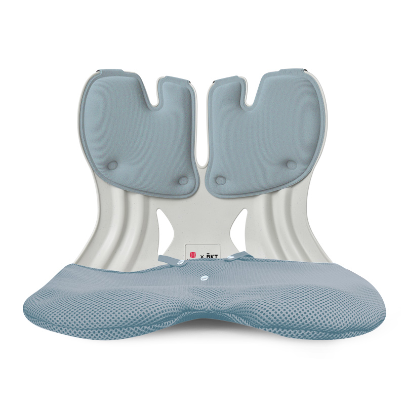 BKT人体工学护腰坐姿椅加大版海雾蓝（带坐套）