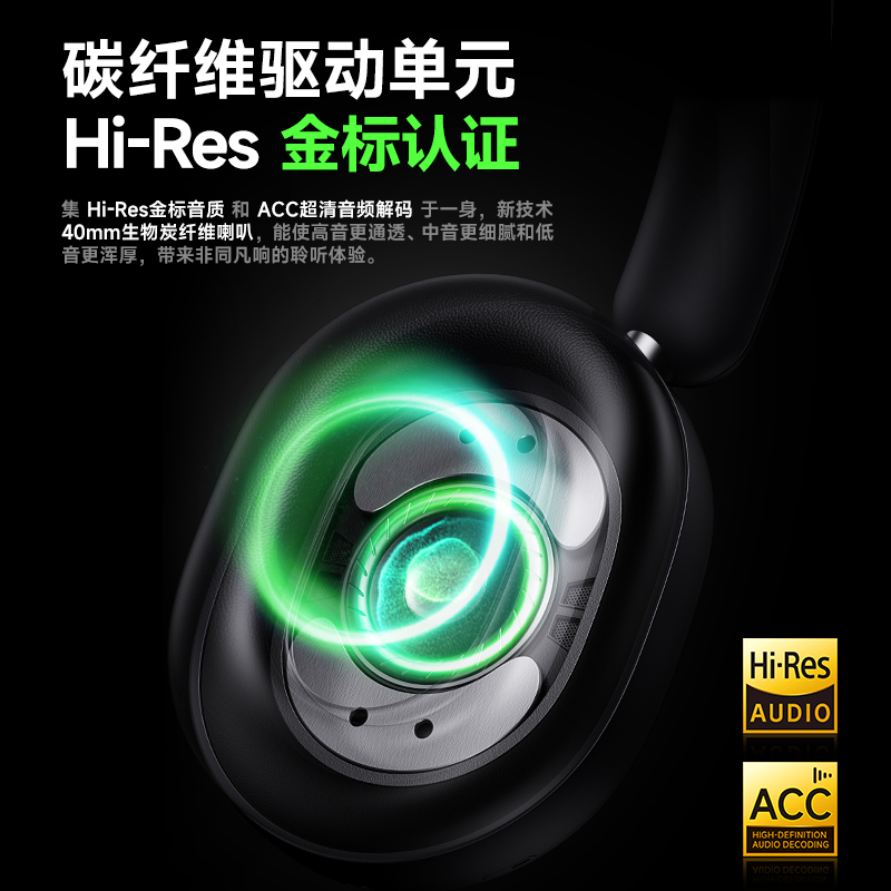 picun品存头戴式耳机F6天蓝色