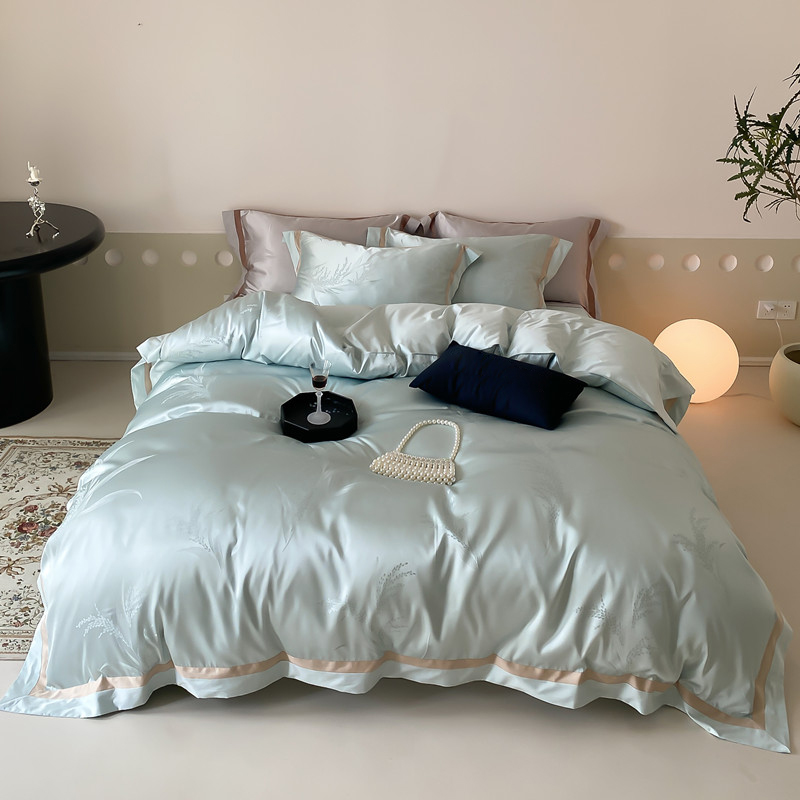 潔麗雅水光肌提花貢緞四件套JLY-T712