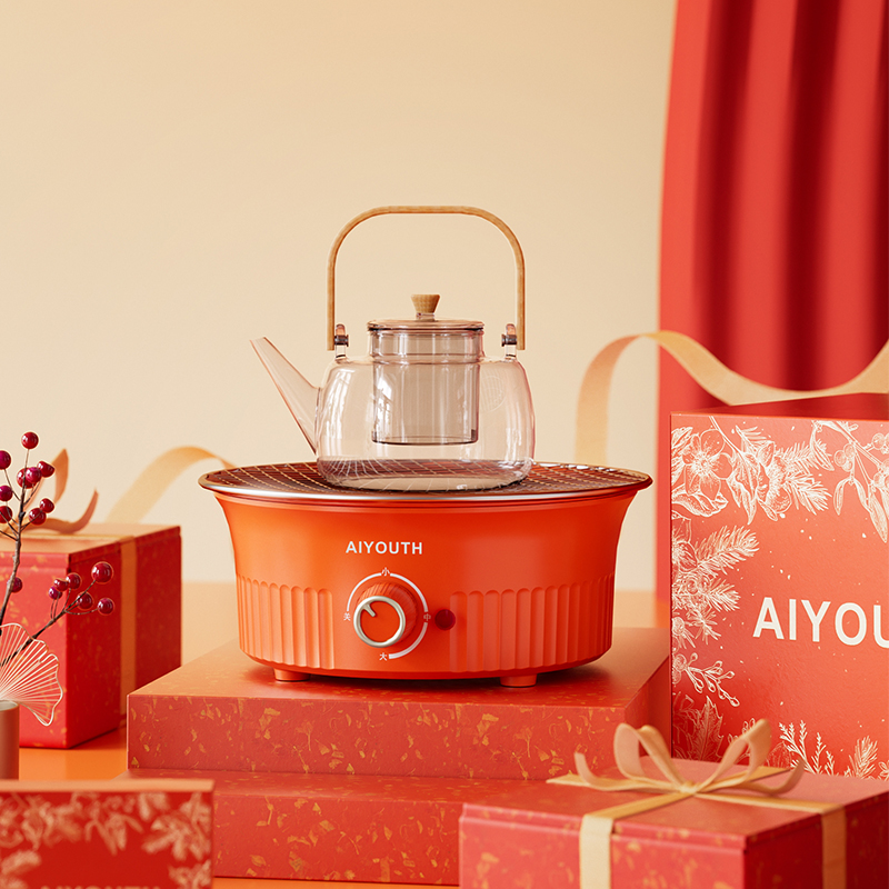 艾青春电陶围炉AI-T1006橙色