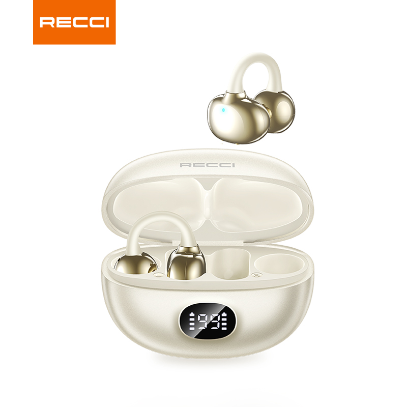 锐思带数显+耳夹式TWS无线耳机REP-W101