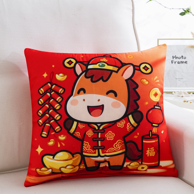 花花公子-家紡-馬年春節(jié)馬上有錢多功能抱枕