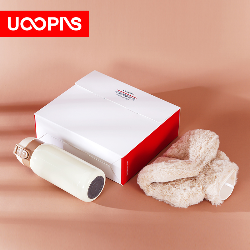 UOOPINS（优品序）保温杯+毛绒暖水袋组合