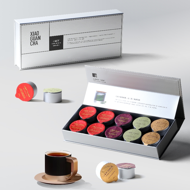 小罐茶-银罐特级10罐组合口味茶叶商务礼盒套装新年赠品40g