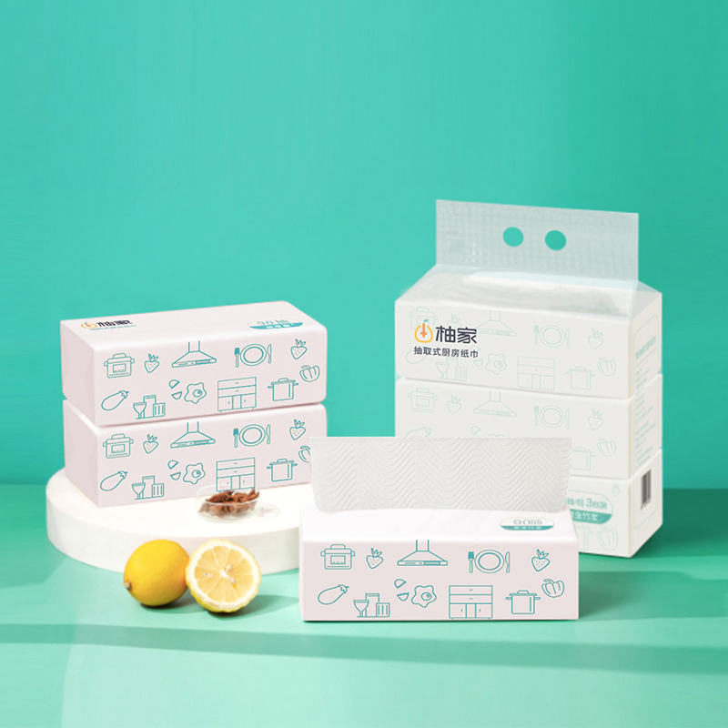柚家抽取式厨房纸1箱装198452
