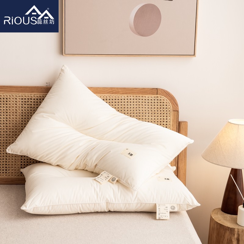 蕊丝坊家纺本棉轻柔枕头枕芯