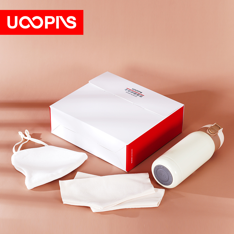 UOOPINS（优品序）保温杯+口罩+手套组合