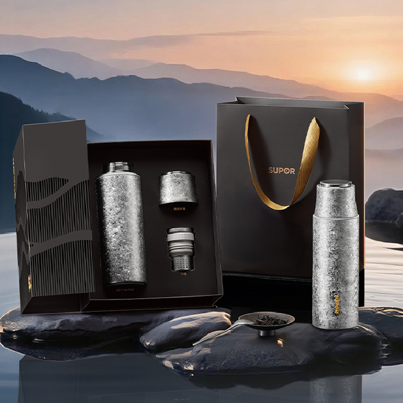 蘇泊爾得閑大師鈦杯600mL.鎏銀KCV60EA10