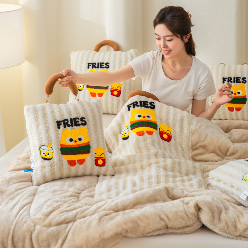 億瞬間奶油芝士抱枕被