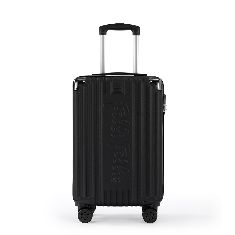 FolliFollie竖条纹拉杆箱FF-Y107A黑色