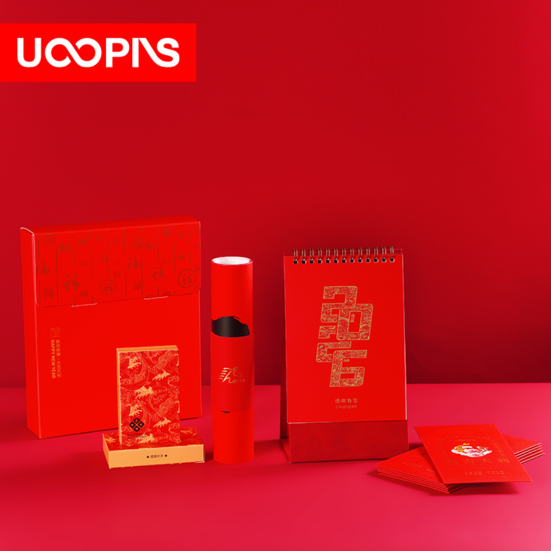 UOOPINS（優品序）納福新年臺歷春聯撲克套裝