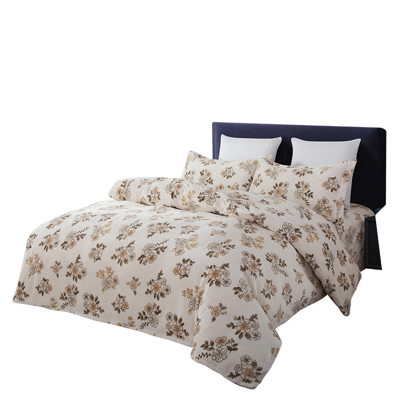 芳恩FN-Z8073牛奶绒印花四件套