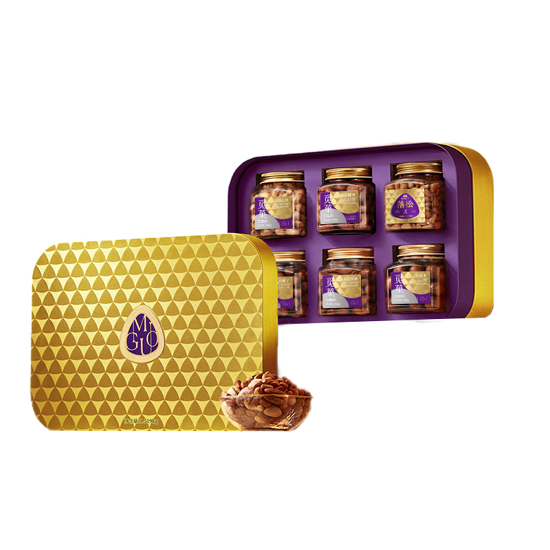 觅菓岁寒三友经典坚果礼盒2.0版-1519g