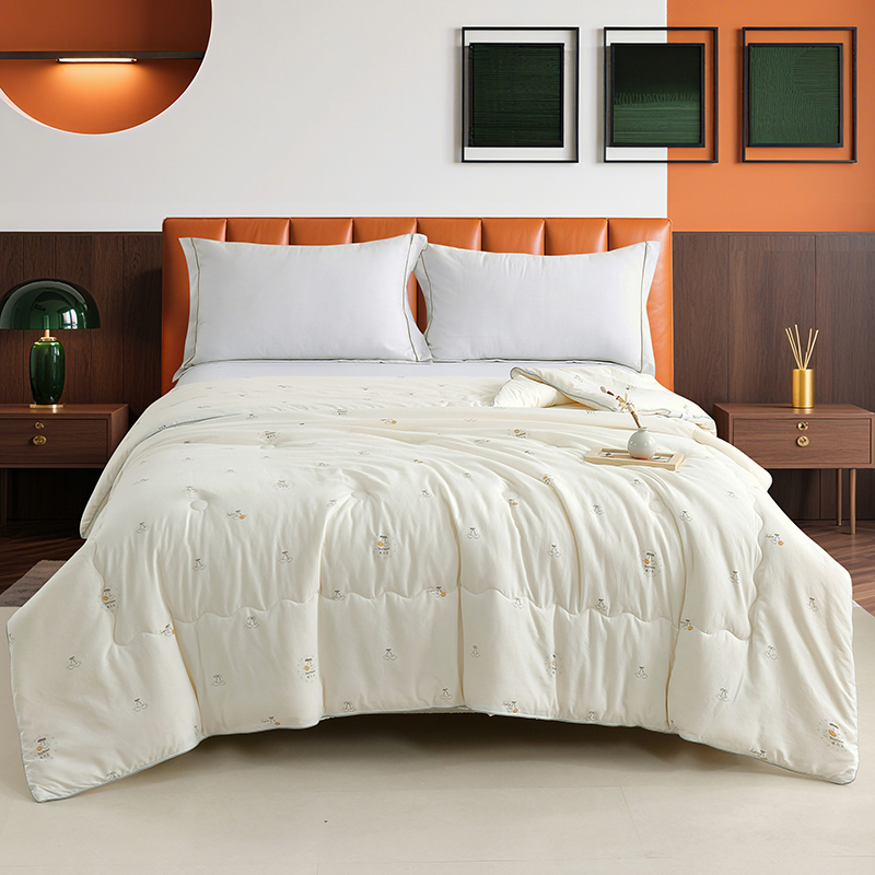 洁丽雅暖芯豆零压被JLY-D7073