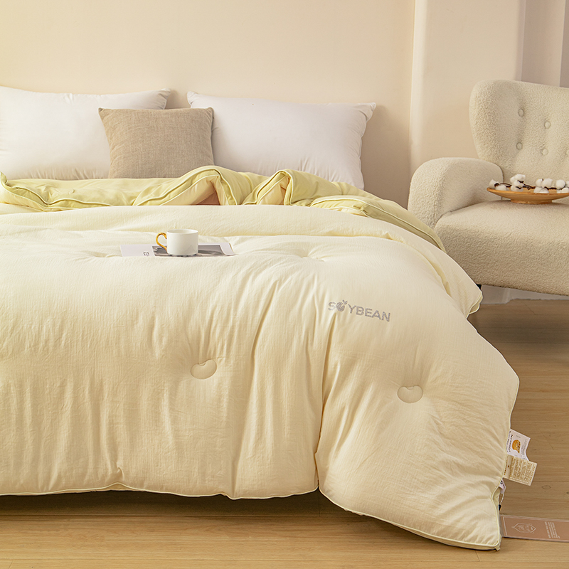 宏石家紡生物基彩絲提花親膚被