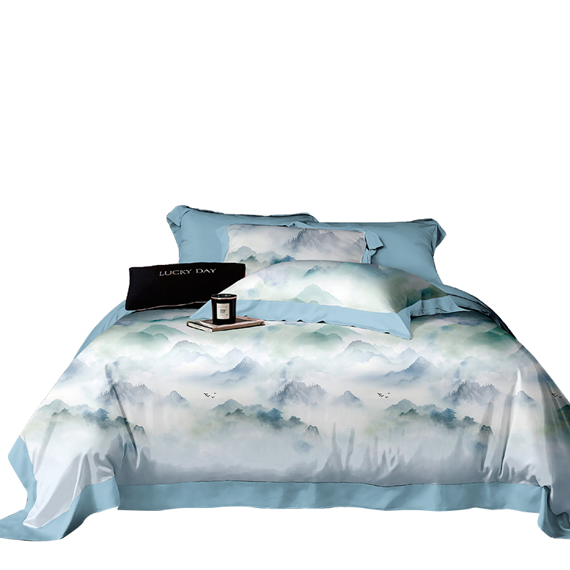 芳恩FN-Z8065墨韵全棉磨毛四件套