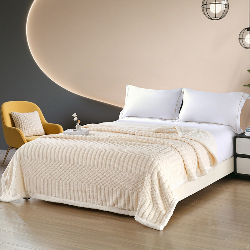 洁丽雅悦享塔芙绒四季毯JLY-M0102