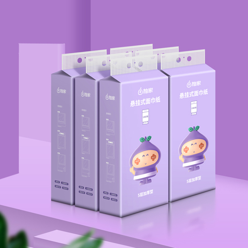 柚家懸掛式面巾紙6提裝515595