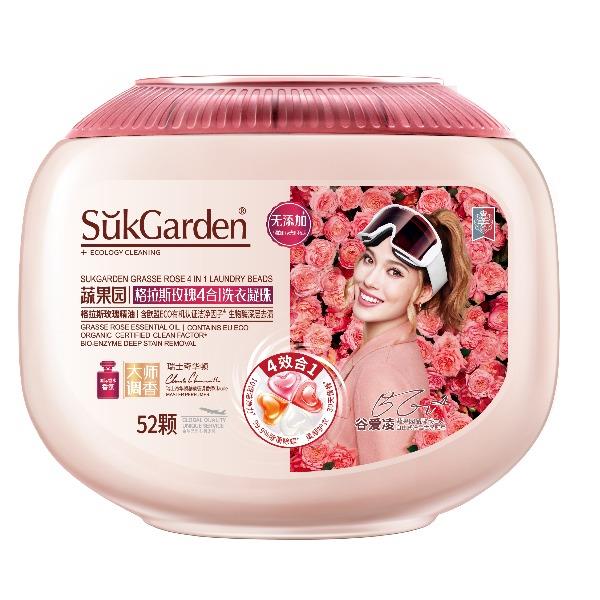 SukGarden蔬果園格拉斯玫瑰4合1洗衣凝珠