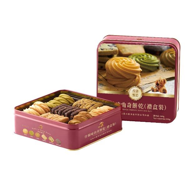 【顺丰包邮】香港小熊什锦味曲奇饼干340g