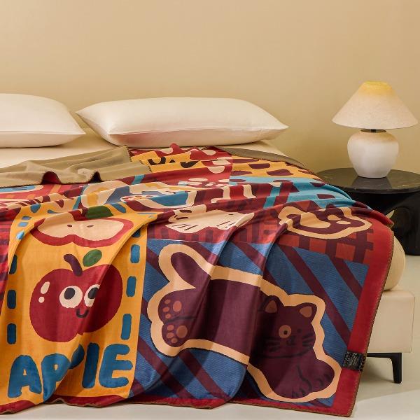 萱遇家紡氨超錦狐絨毛毯YZ-97721