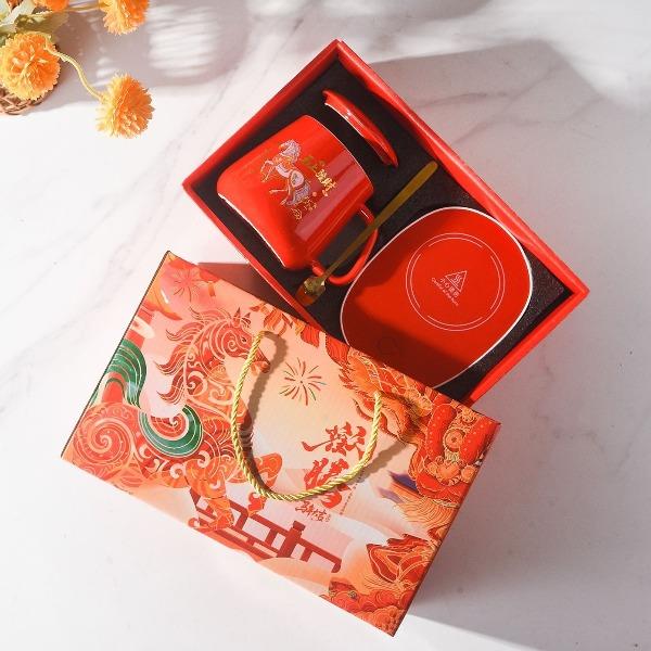 錦知興-馬年大吉恒溫陶瓷杯