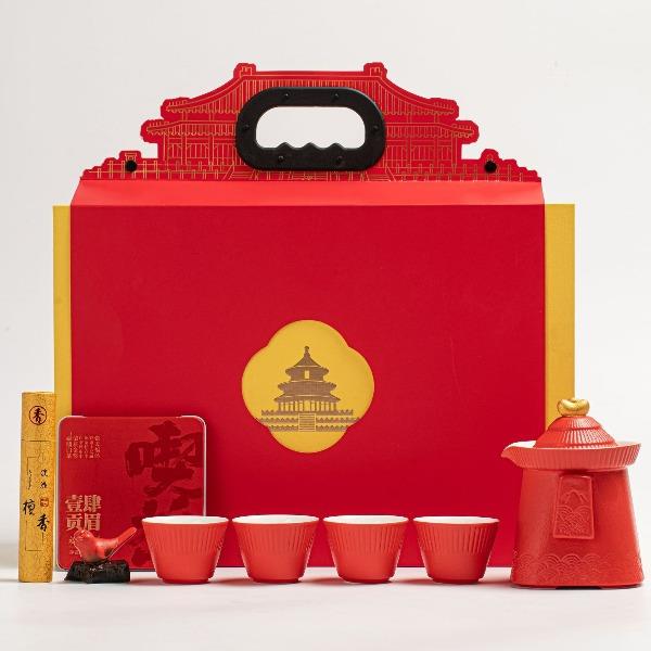 瓷語花香故宮文創(chuàng)茶禮套裝