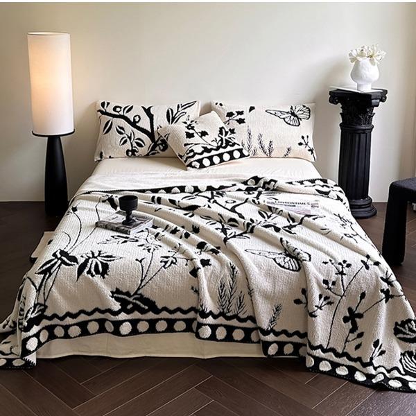 萱遇家紡陽離子大提花復合絨毯YZ-97724