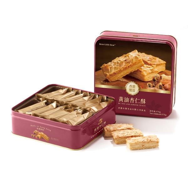 【顺丰包邮】香港小熊黄油杏仁酥175g