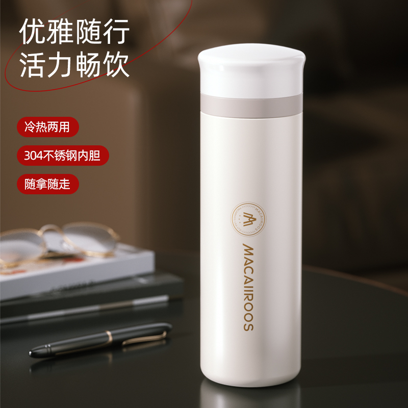 美國邁卡羅不銹鋼真空保溫杯MC-8455BW