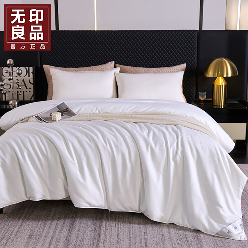 無印良品尊品貢緞純蠶絲被WYLP-BX3037