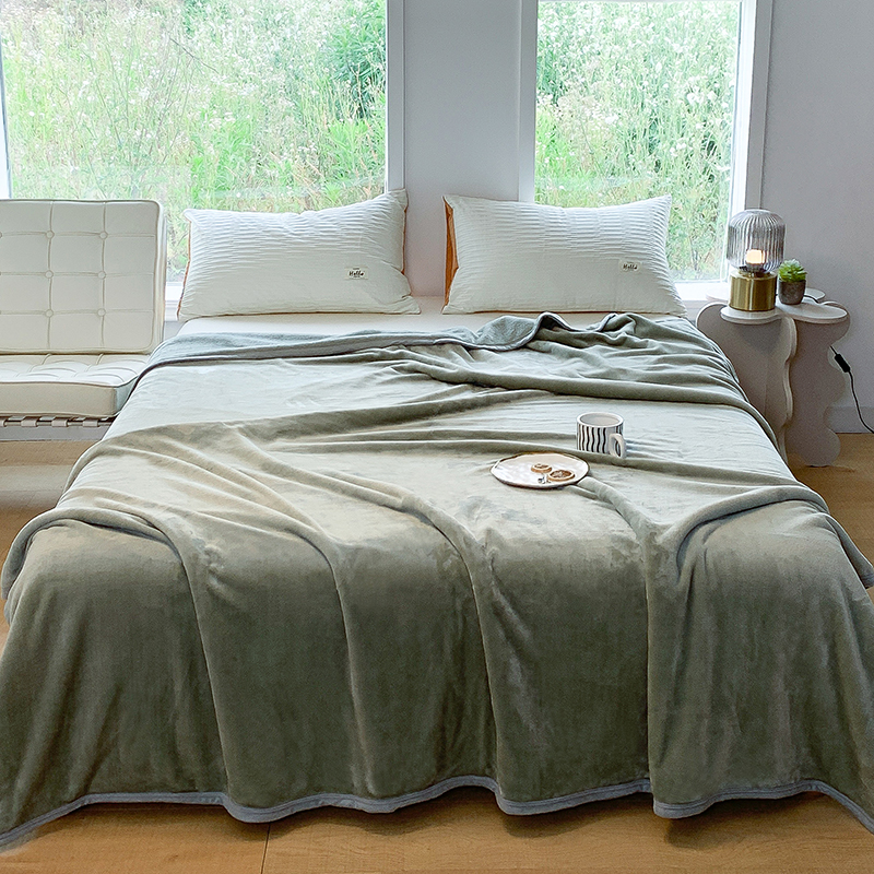 蕊絲坊家紡多功能法蘭絨休閑毯150*200cm