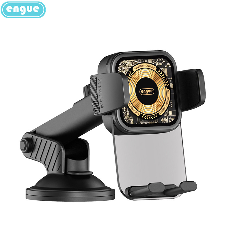engue恩谷車載水晶無(wú)線充手機(jī)支架EG-C05