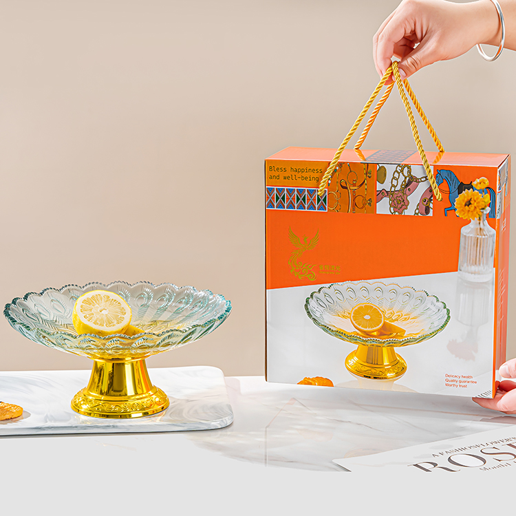 愛之旅雀翎果盤果斗帶底座