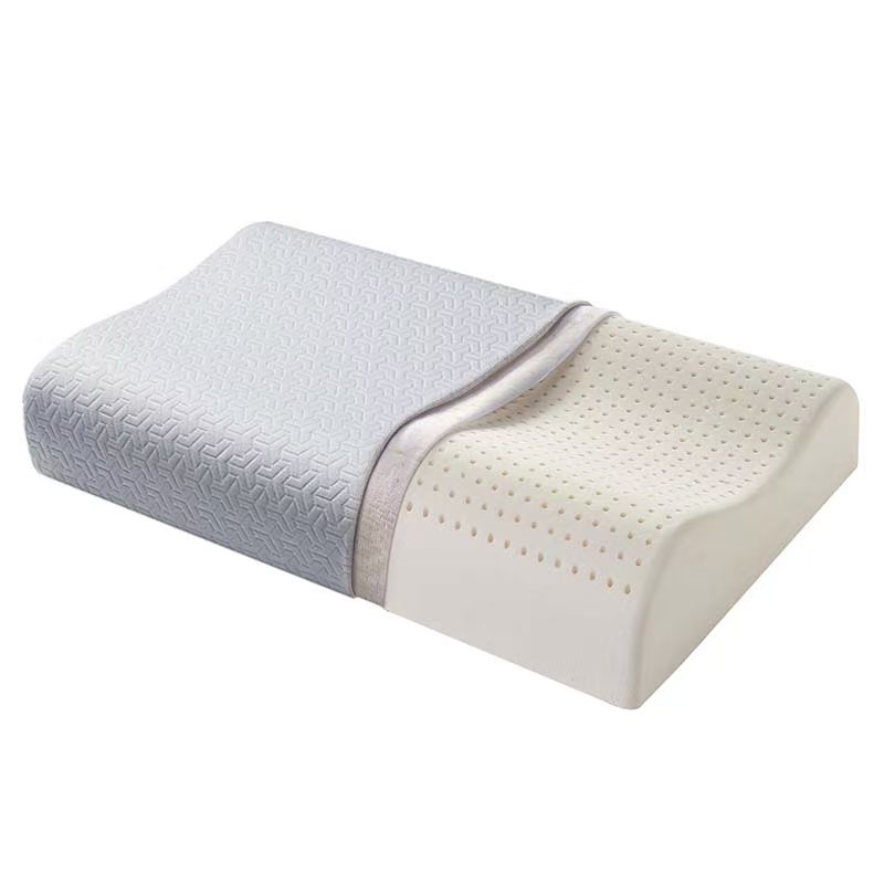 睡眠博士天然乳膠人體工學(xué)成人枕對裝