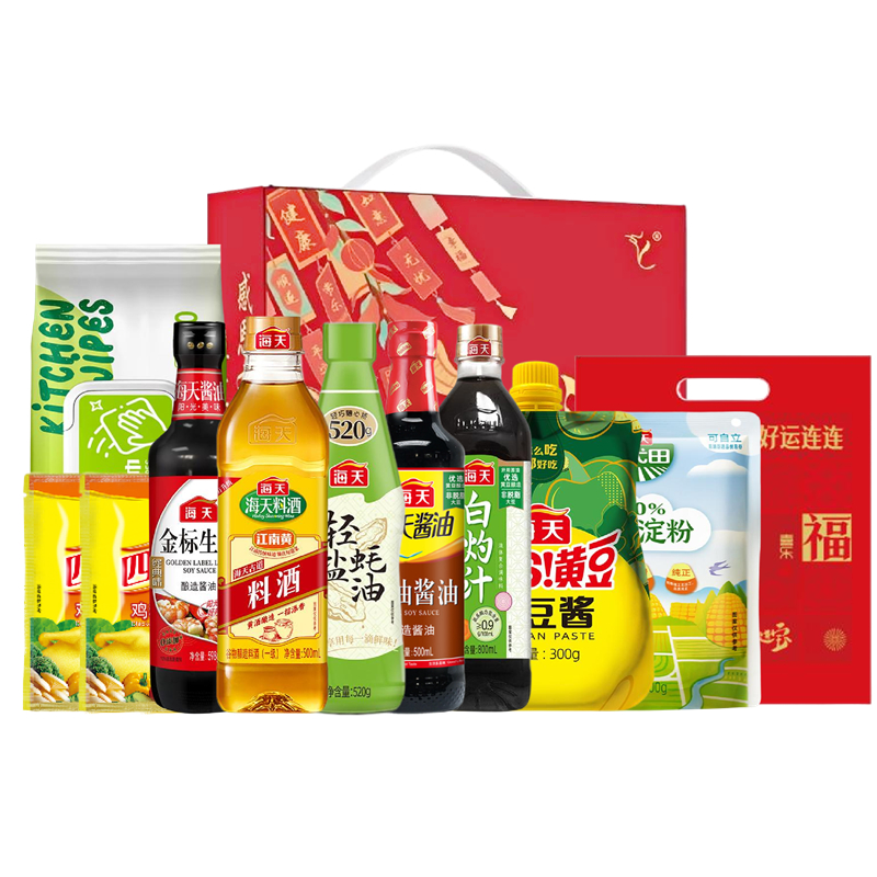 海天新春調(diào)味品組合-F款1500ml+2198g