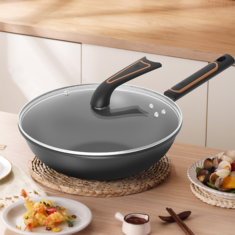 康巴赫-五福不粘炒鍋32cm/LPB-F32A