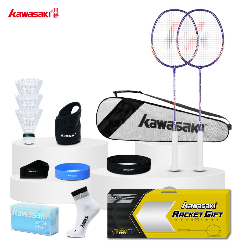 羽毛球拍套裝Power-001黃色禮盒裝（套裝22）