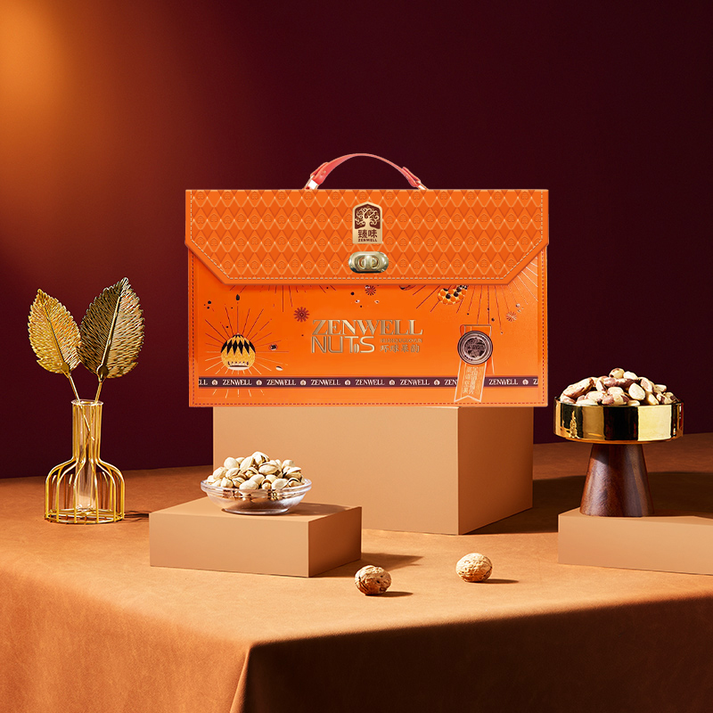 臻味-2.2kg環(huán)球果韻堅果禮盒定制2025