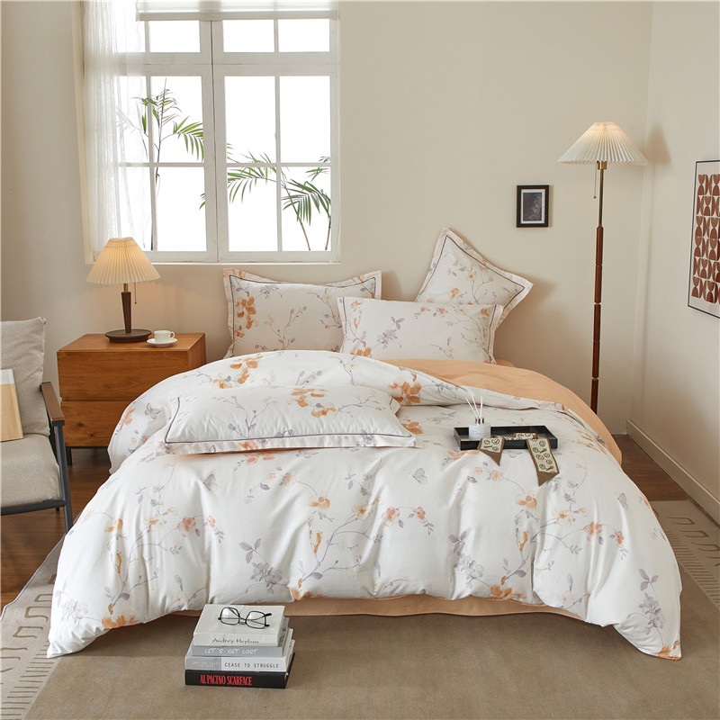 百麗安娜全棉高支加密四件套-花弄影