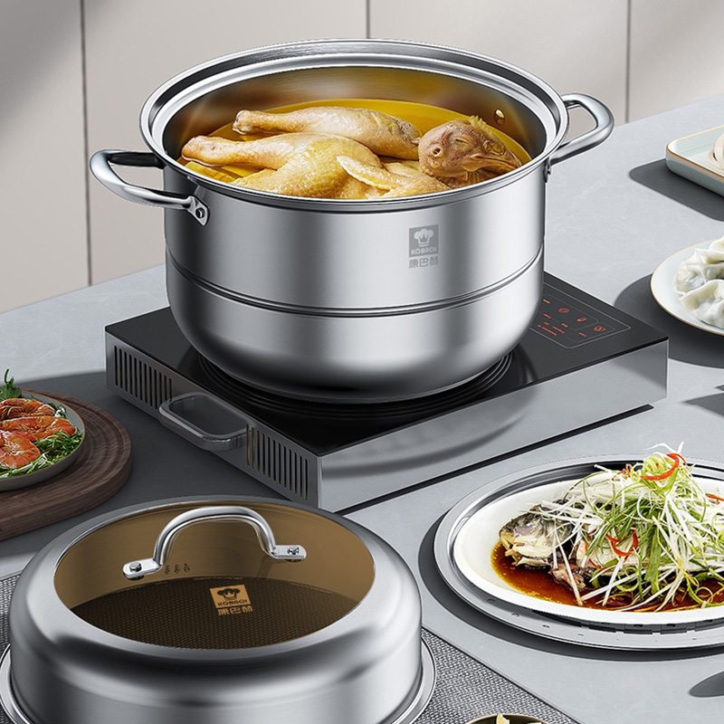 康巴赫-臻選304不銹鋼雙層蒸鍋30cmLPB-Z30ZX